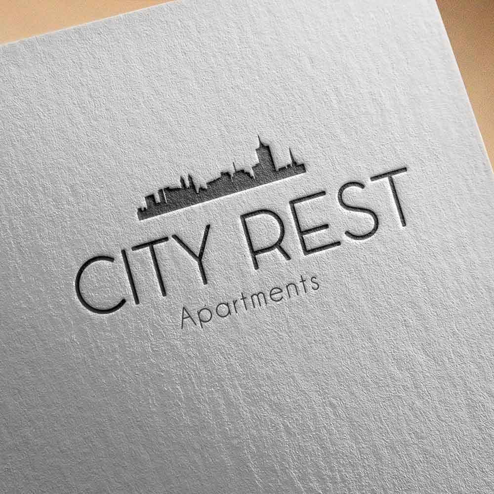 projekt logo dla City Rest by Stay Creative Poznań